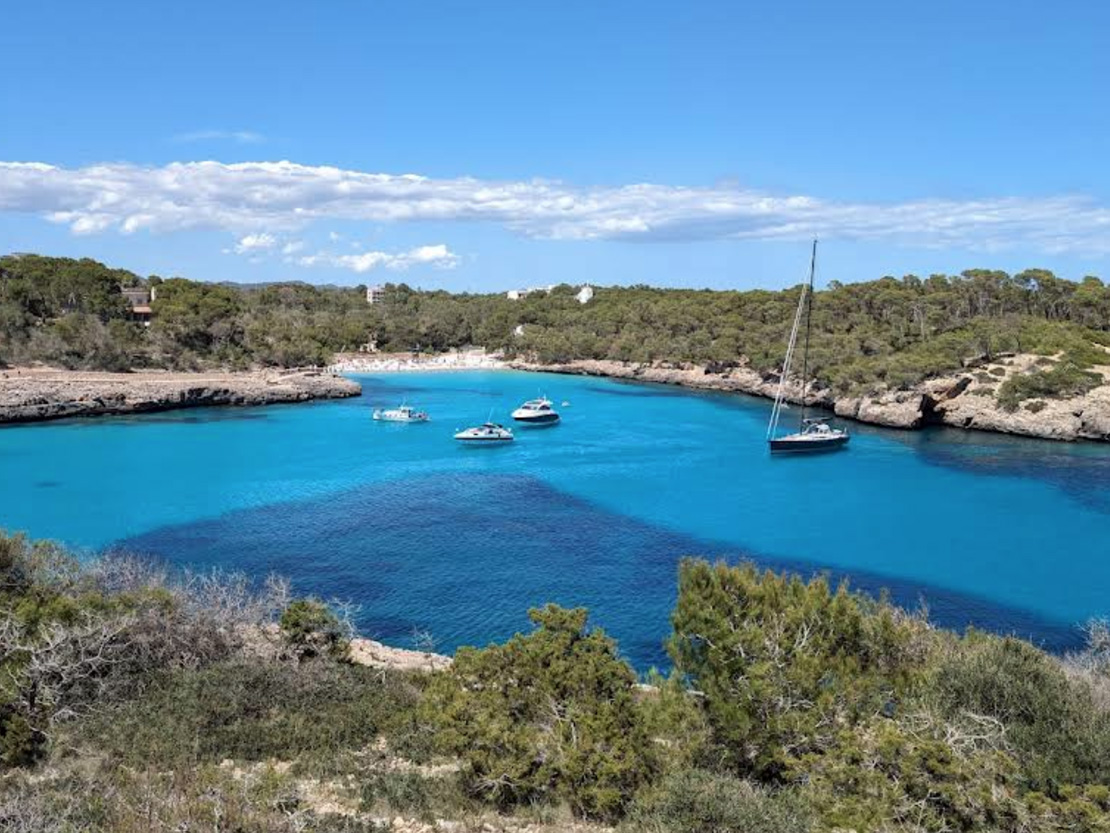Cala San Vicente – secluded beach and ideal anchorage for yachts near Mallorca’s dramatic cliffs